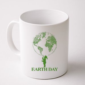 Earth Day Child Blowing Bubbles Earth  Coffee Mug