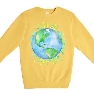 Earth Day Every Day Premium Crewneck Sweatshirt