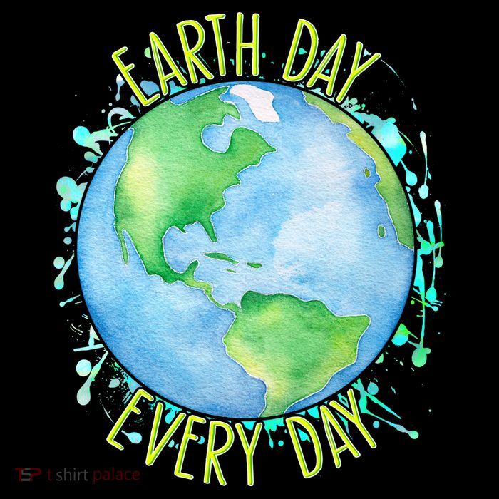 Earth Day Every Day High Crown Mesh Back Trucker Hat