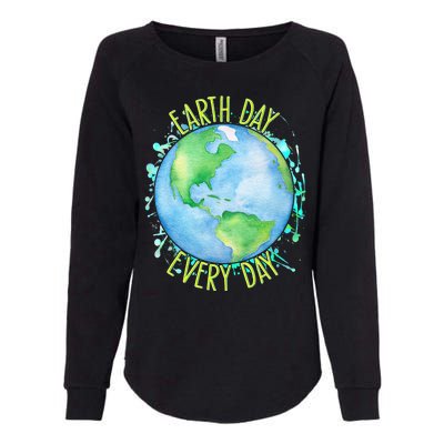 Earth Day Every Day Womens California Wash Sweatshirt