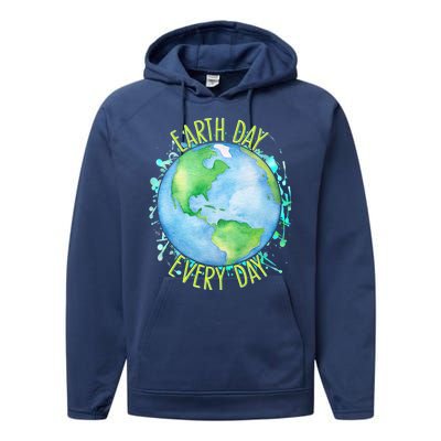 Earth Day Every Day Performance Fleece Hoodie