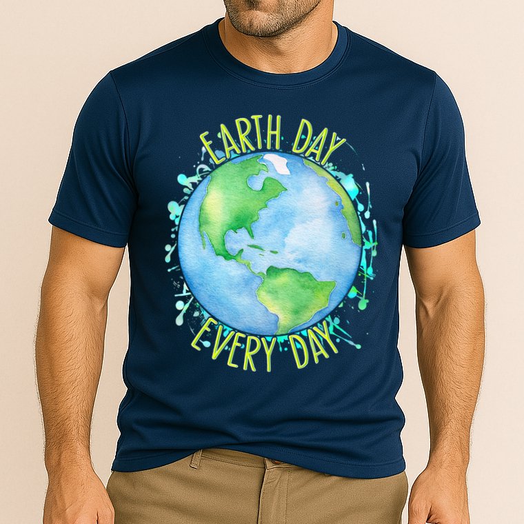 Earth Day Every Day Performance Shirt