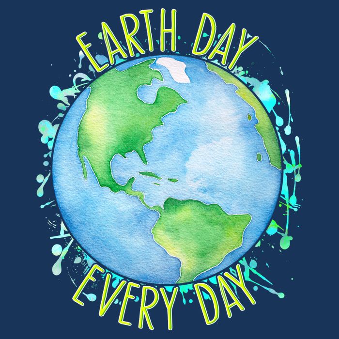 Earth Day Every Day 7-Panel Snapback Hat