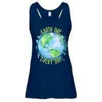 Earth Day Every Day Ladies Essential Flowy Tank