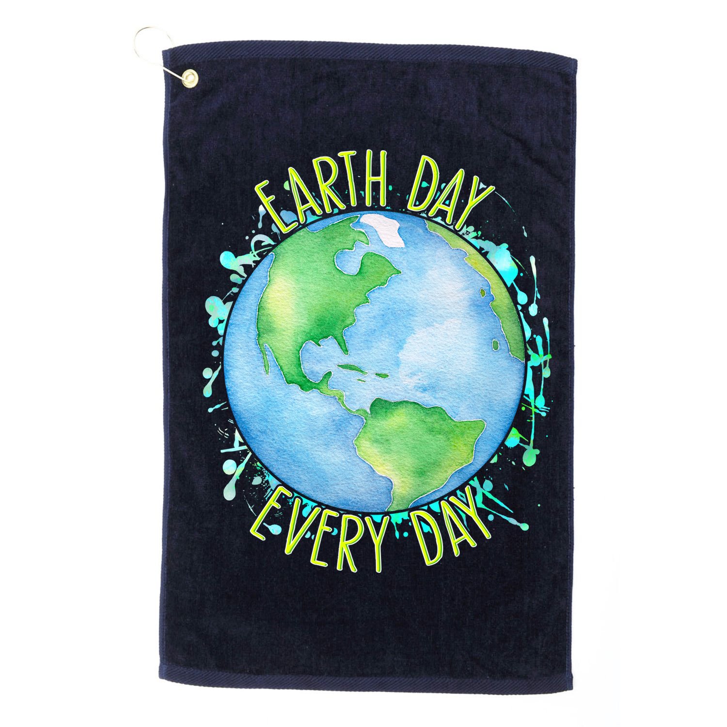 Earth Day Every Day Golf Towel