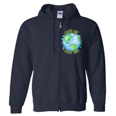 Earth Day Every Day Full Zip Hoodie