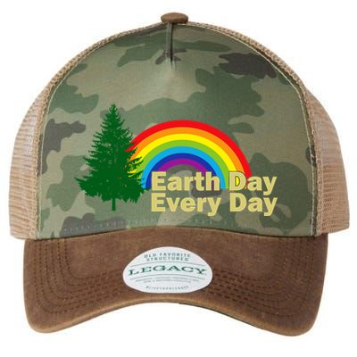 Earth Day Every Day Rainbow Legacy Tie Dye Trucker Hat