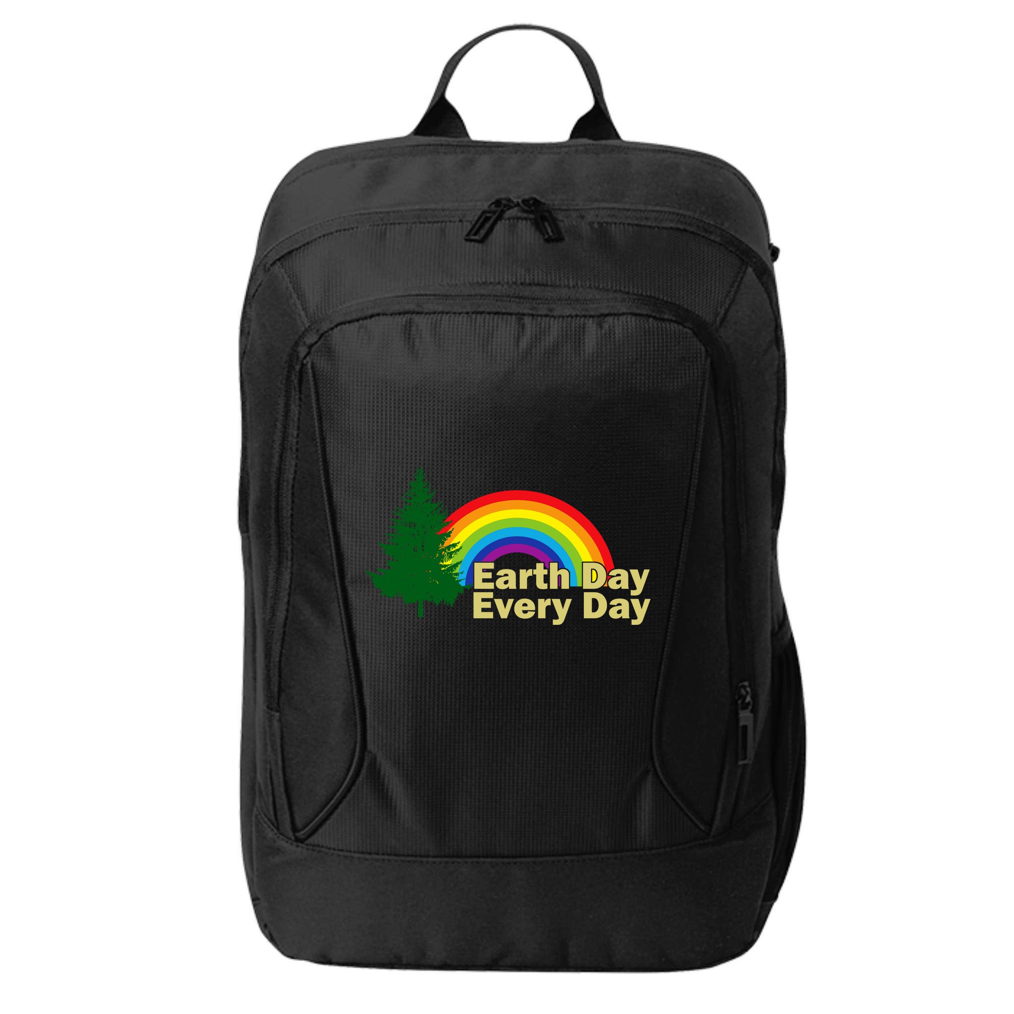Earth Day Every Day Rainbow City Backpack