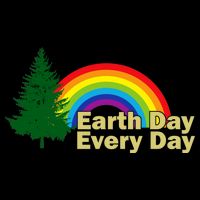 Earth Day Every Day Rainbow City Backpack