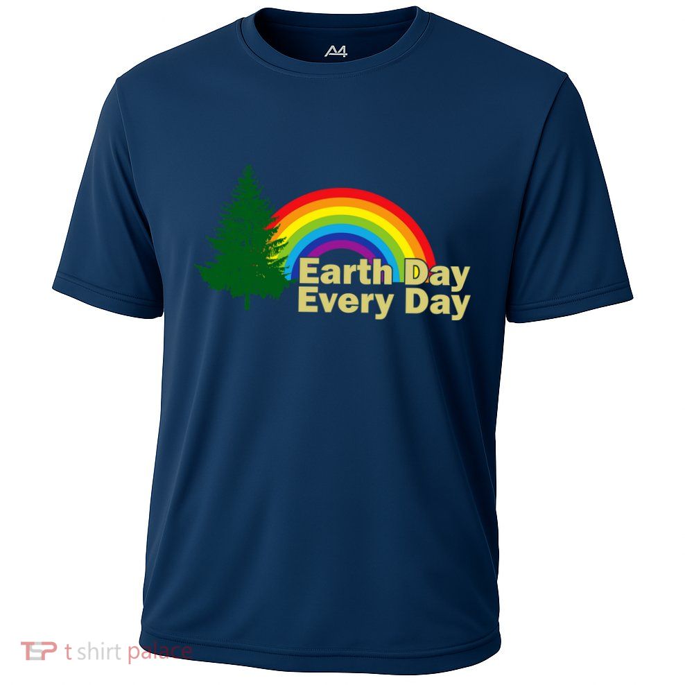 Earth Day Every Day Rainbow Performance Shirt