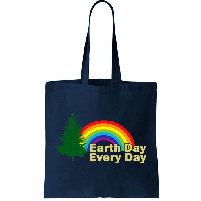 Earth Day Every Day Rainbow Tote Bag