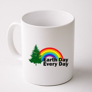 Earth Day Every Day Rainbow Coffee Mug