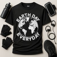 Earth Day Everyday Earth Distressed Cooling Performance Crew T-Shirt
