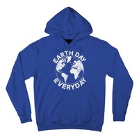 Earth Day Everyday Earth Distressed Hoodie