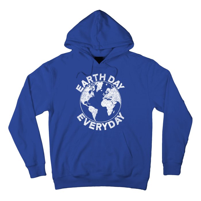 Earth Day Everyday Earth Distressed Hoodie