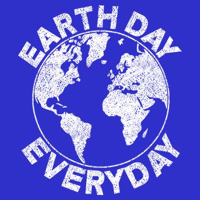 Earth Day Everyday Earth Distressed T-Shirt