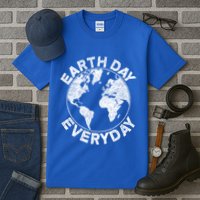 Earth Day Everyday Earth Distressed Tall T-Shirt