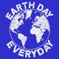 Earth Day Everyday Earth Distressed Tall T-Shirt