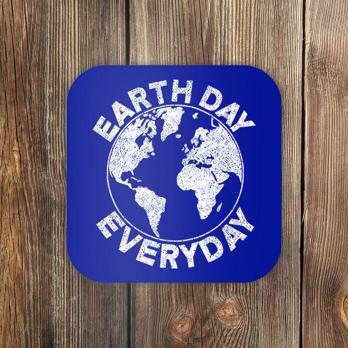 Earth Day Everyday Earth Distressed Coaster