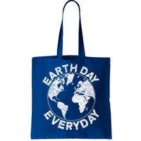 Earth Day Everyday Earth Distressed Tote Bag