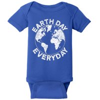 Earth Day Everyday Earth Distressed Baby Bodysuit