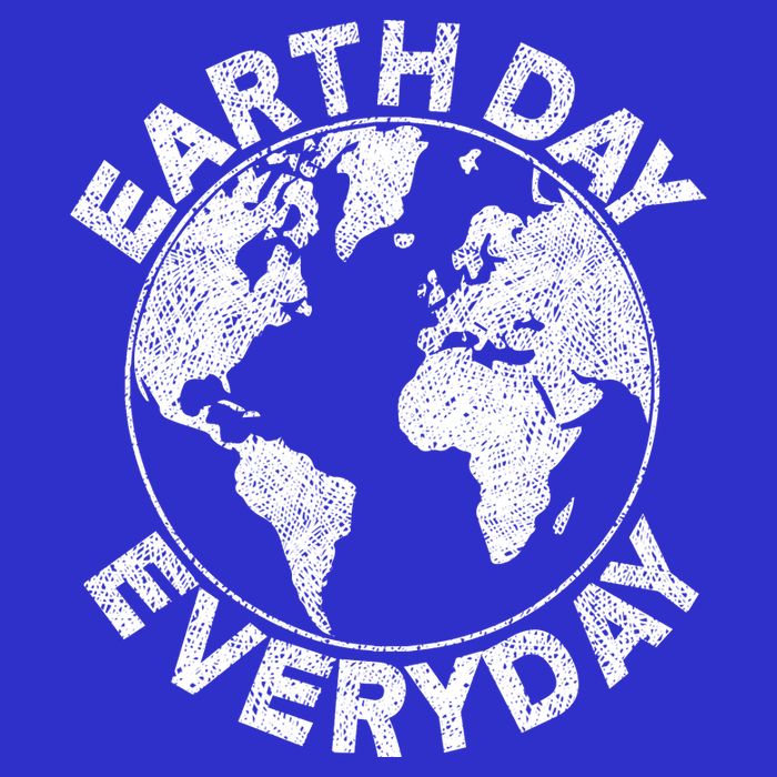 Earth Day Everyday Earth Distressed Baby Bodysuit