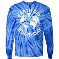 Earth Day Everyday Earth Distressed Tie-Dye Long Sleeve Shirt