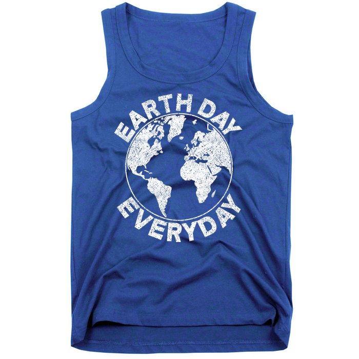 Earth Day Everyday Earth Distressed Tank Top