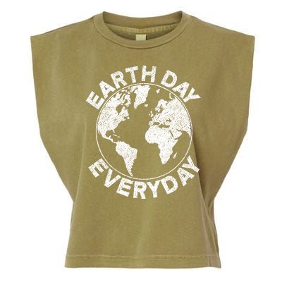 Earth Day Everyday Earth Distressed Garment-Dyed Women's Muscle Tee