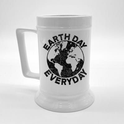 Earth Day Everyday Earth Distressed Beer Stein