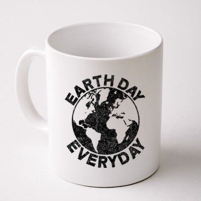 Earth Day Everyday Earth Distressed Coffee Mug