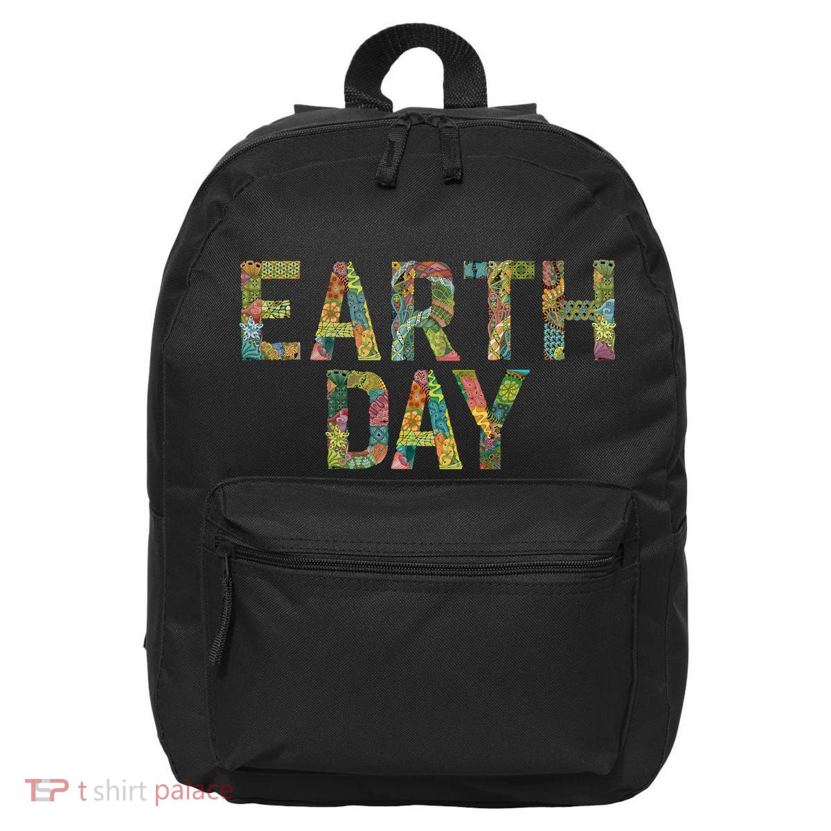 Earth Day Logo 16 in Basic Backpack