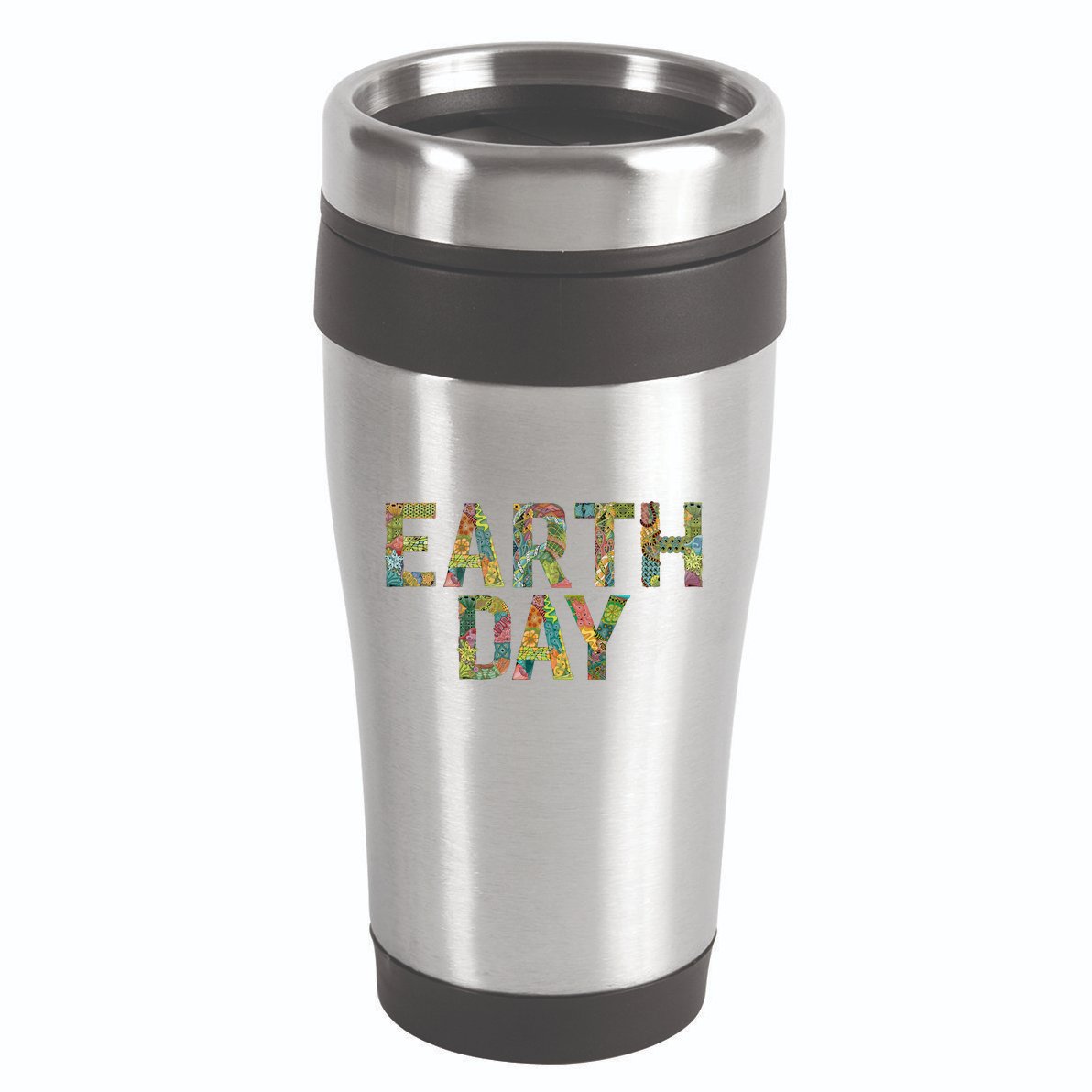 Earth Day Logo 16oz Travel Tumbler