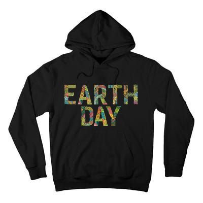 Earth Day Logo Tall Hoodie