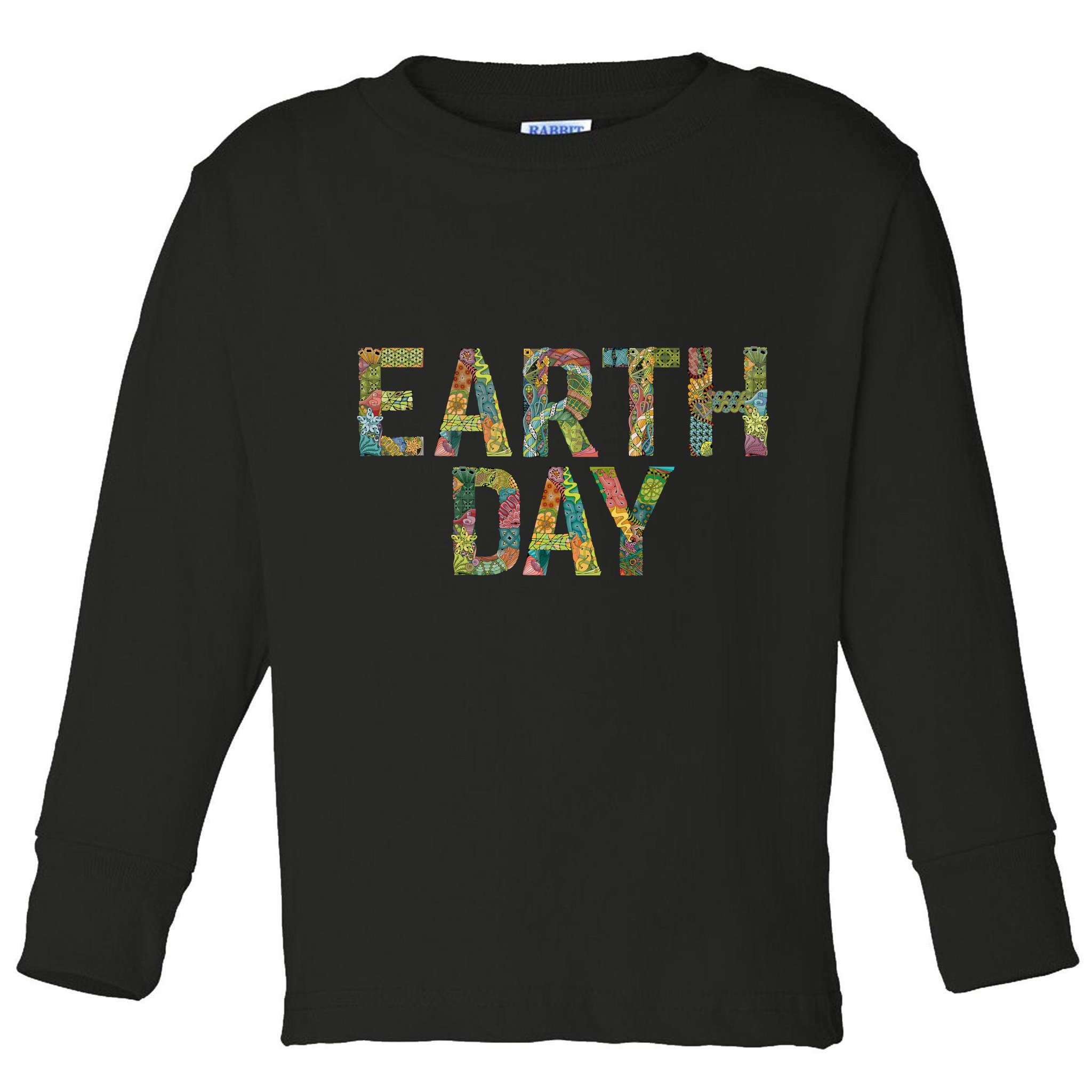 Earth Day Logo Toddler Long Sleeve Shirt