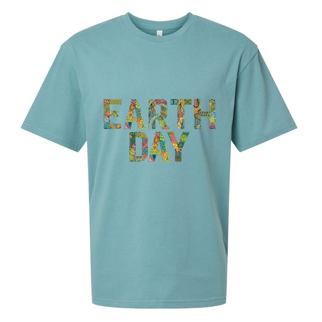 Earth Day Logo Sueded Cloud Jersey T-Shirt