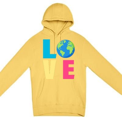 Earth Day Love Premium Pullover Hoodie