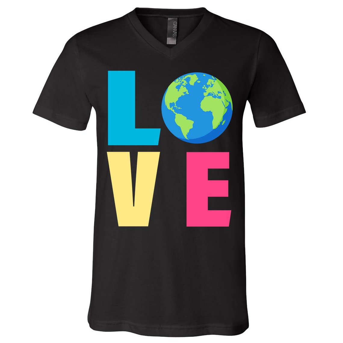 Earth Day Love V-Neck T-Shirt