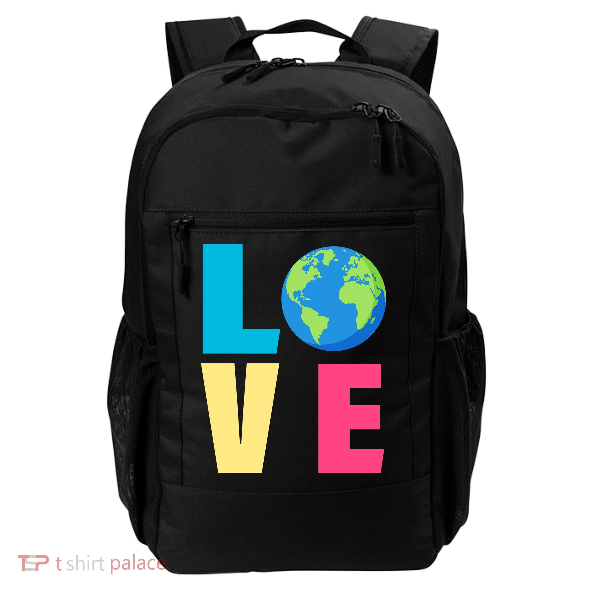 Earth Day Love Daily Commute Backpack