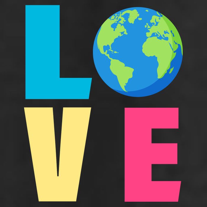 Earth Day Love 11oz C Handle Ceramic Mug
