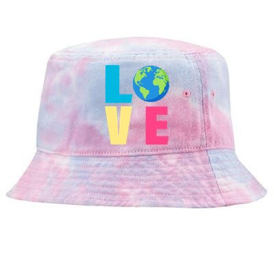 Earth Day Love Tie-Dyed Bucket Hat