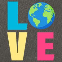 Earth Day Love Cotton Canvas Backpack