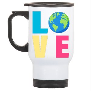 Earth Day Love Stainless Steel Travel Mug