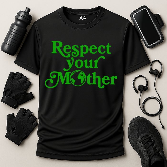 Earth Day Respect Your Mother Cooling Performance Crew T-Shirt