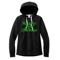 Earth Day Respect Your Mother Women's Fleece Hoodie