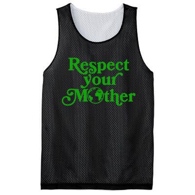 Earth Day Respect Your Mother Mesh Reversible Basketball Jersey Tank