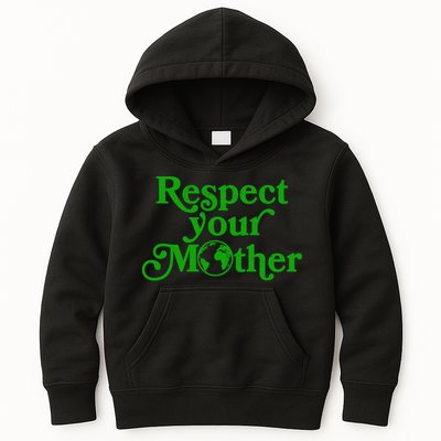 Earth Day Respect Your Mother Kids Hoodie