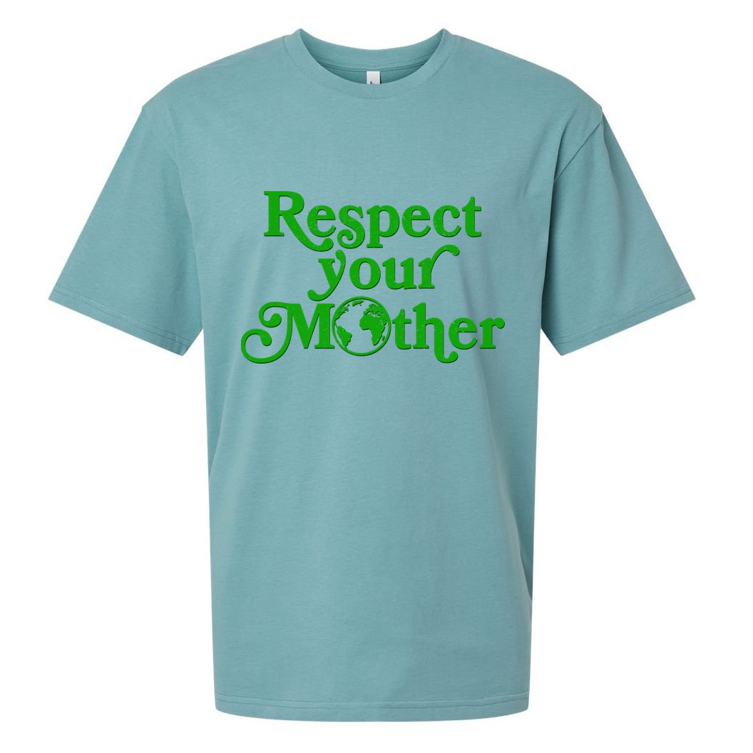Earth Day Respect Your Mother Sueded Cloud Jersey T-Shirt