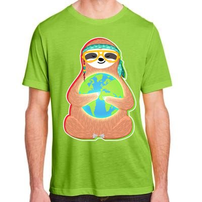 Earth Day Sloth Adult ChromaSoft Performance T-Shirt