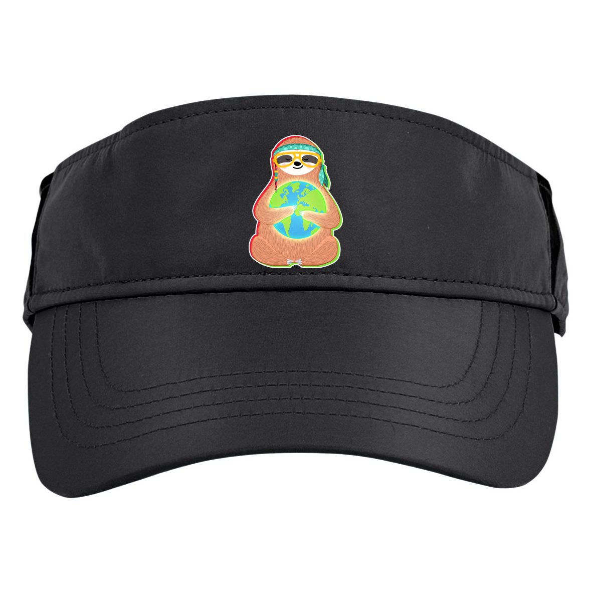 Earth Day Sloth Adult Drive Performance Visor